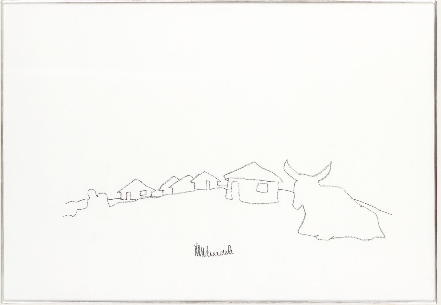 Nelson Mandela: Qunu Landscape with Nguni Cow