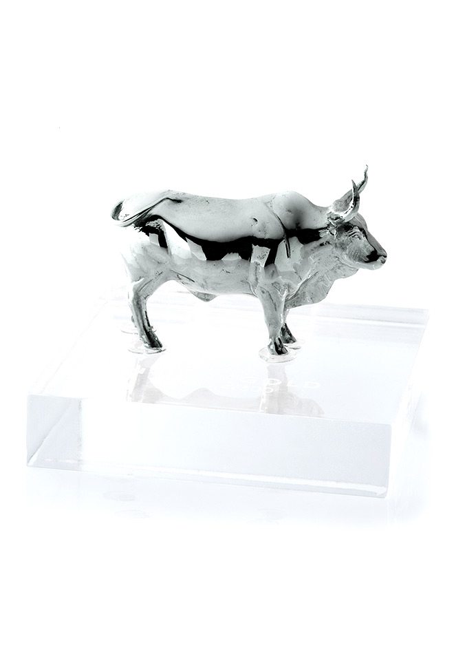 105g Fine Silver Nguni Bull